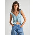 Miniatyrbillede 6 af 6: Pepe Jeans Bluse Uden ærmer Emilia Blå XS Kvinde