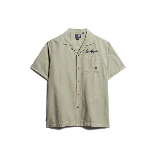 Superdry Vintage Resot Lyhythihainen Paita Vihreä M Mies