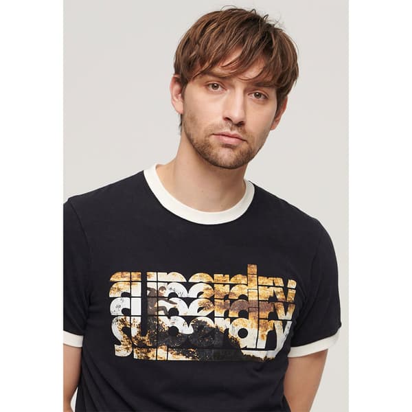 Superdry Photographic Logo T-shirt Med Korta ärmar Svart 2XL Man
