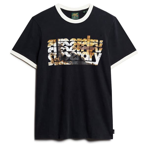 Superdry Photographic Logo T-shirt Med Korta ärmar Svart 2XL Man