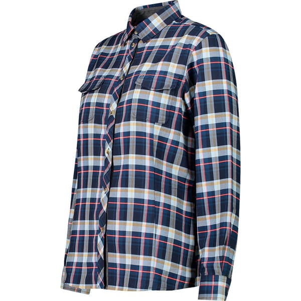 Cmp 32t1486 Skjorta Med Långa ärmar Blå 2XL Kvinna