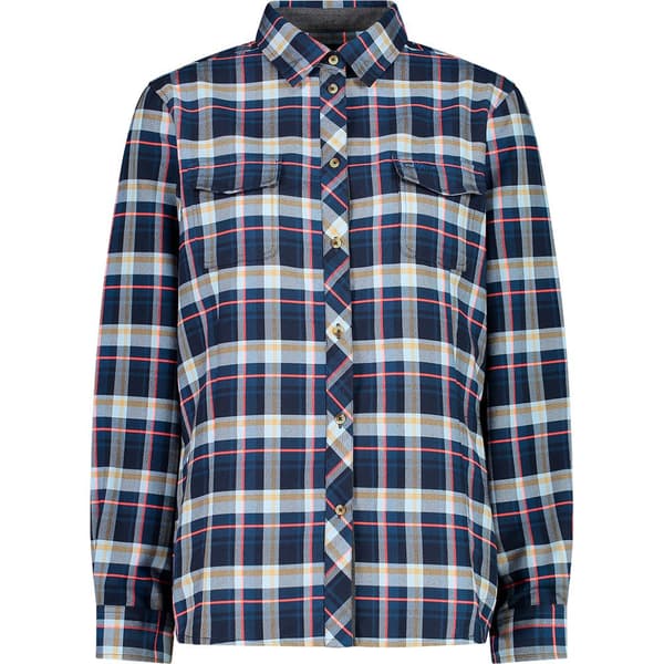 Cmp 32t1486 Skjorta Med Långa ärmar Blå 2XL Kvinna