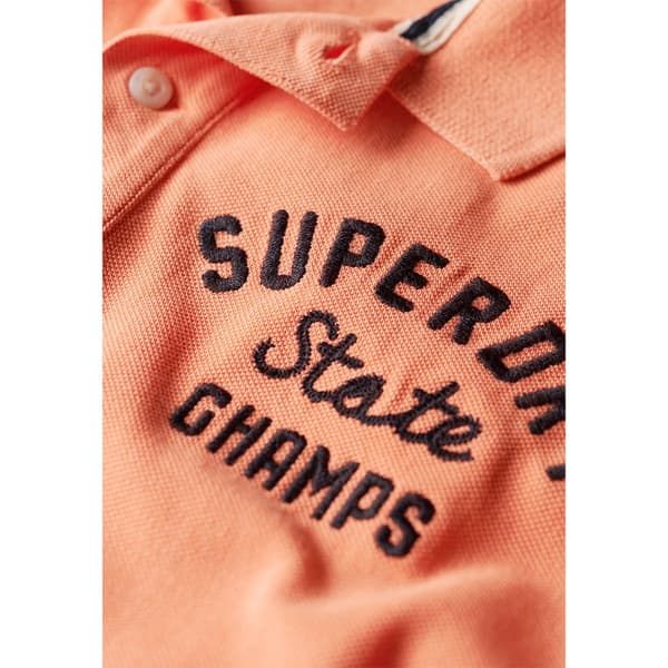 Superdry Vintage Superstate Lyhythihainen Pikeepaita Oranssi XL Mies