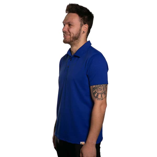 Iq-uv Uv Wave Kortærmet Polo Blå XL