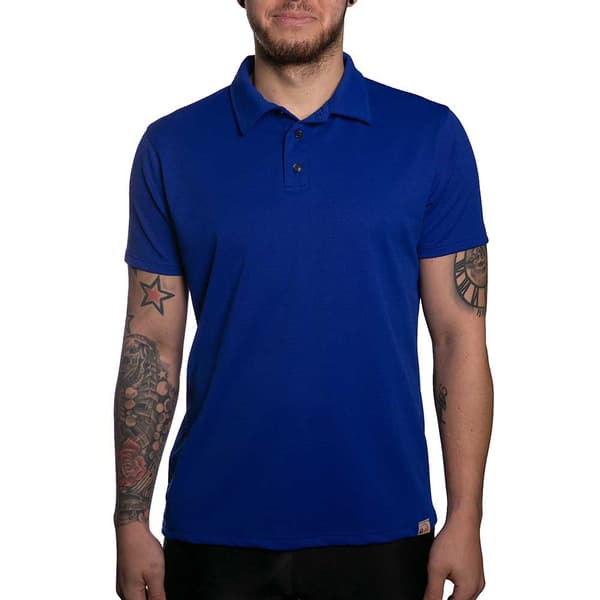 Iq-uv Uv Wave Kortærmet Polo Blå XL