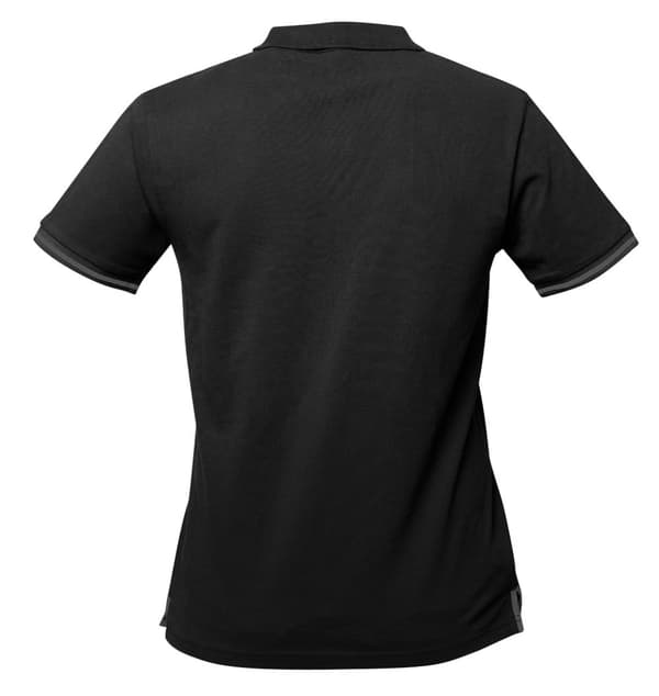 DENIM poloshirt, sort, str. XXXL