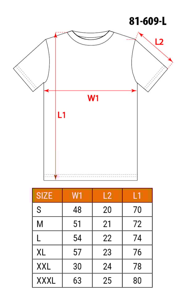 Premium PRO arbejds-T-shirt, størrelse L