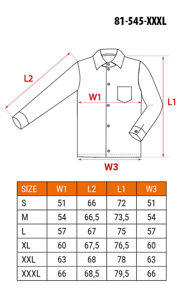 Flanelskjorte, marineblå, størrelse XXXL