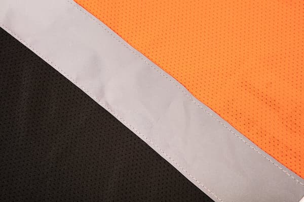 Varoitus T-paita, tumma alaosa, oranssi, koko L