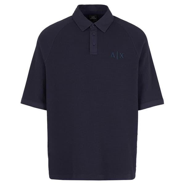 Armani Exchange 3dzfha_zjxpz Kortærmet Polo Blå XL Mand