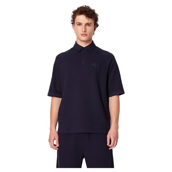 Armani Exchange 3dzfha_zjxpz Kortærmet Polo Blå XL Mand