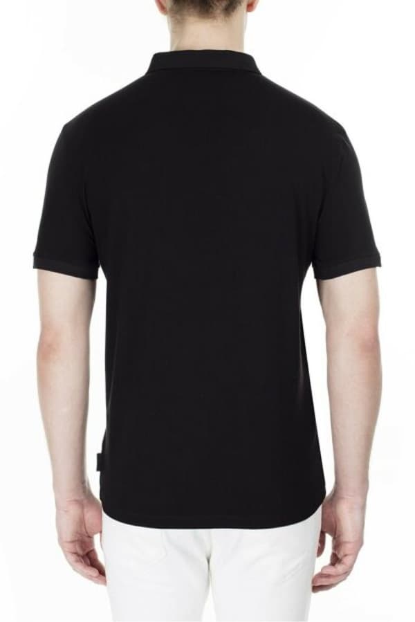 Armani Exchange 8nzf80-z8h4z Kortärmad Polotröja Svart M Man
