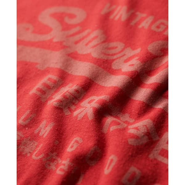 Superdry Classic Vintage Logo Heritage Lyhythihainen T-paita Punainen S Mies