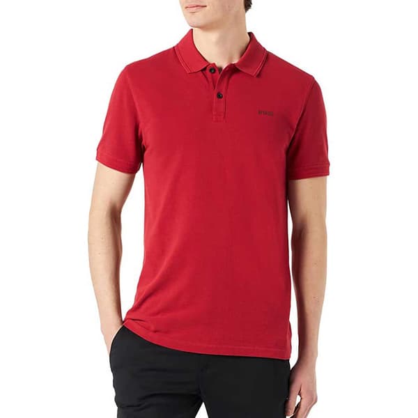 Boss Prime Kortärmad Polotröja Svart XL Man