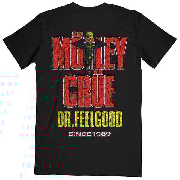Motley Crue Dr Feelgood Circle Photo T Shirt