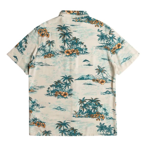Quiksilver Eqywt04575 Kortærmet Skjorte Beige XS Mand