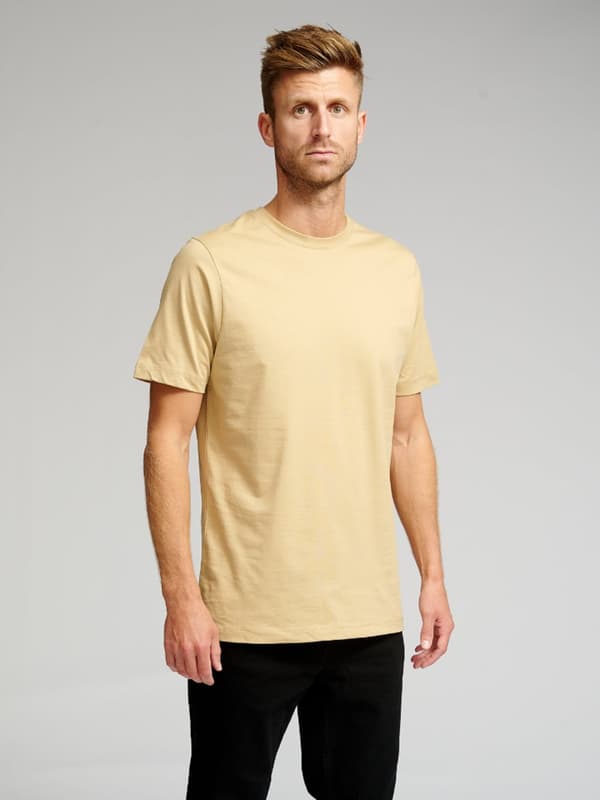 Organic Basic T-paita - Sand