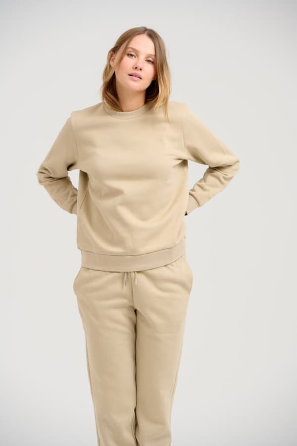 Perus miehistön kaulahikike - tumma beige