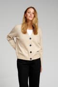 Miniatyrbillede 5 af 7: Strikket cardigan - Beige