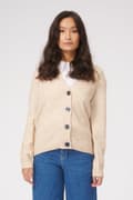 Miniatyrbillede 1 af 7: Strikket cardigan - Beige