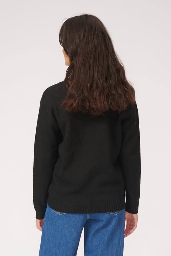 Strikket cardigan - Sort