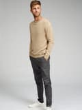 Miniatyrbillede 4 af 6: Basic Knit Crewneck - Beige