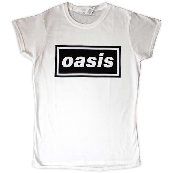Oasis Ladies T-Shirt: Decca Logo (X-Large)