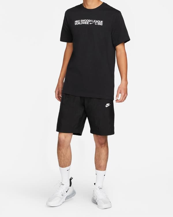 Nike Essentials + Core 4 Lyhythihainen T-paita Musta XL Mies