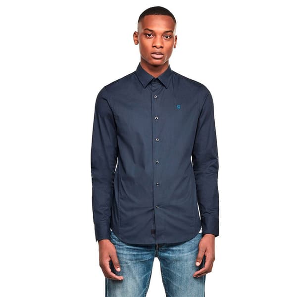 G-star Dressed Super Slim Skjorta Med Långa ärmar Blå XS Man