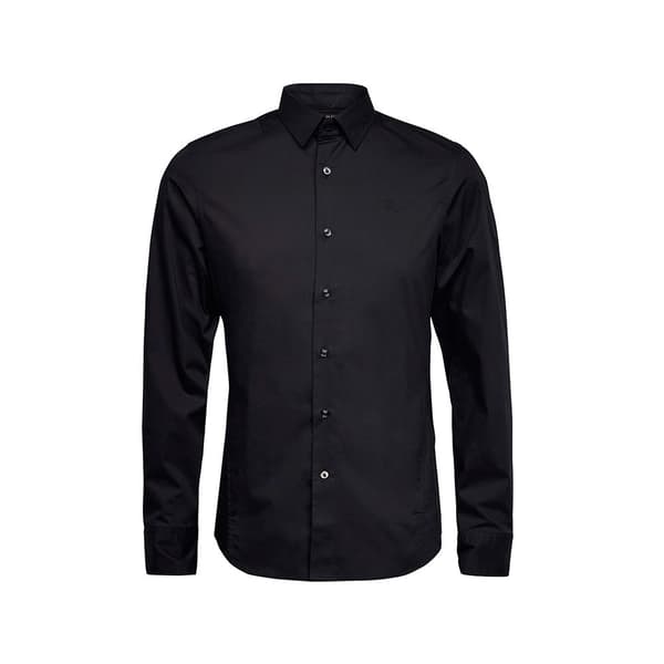 G-star Dressed Super Slim Skjorta Med Långa ärmar Svart XS Man