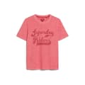 Miniatyrbild 2 av 6: Superdry Archive Kiss Print Relaxed T-shirt Med Korta ärmar Rosa M Kvinna