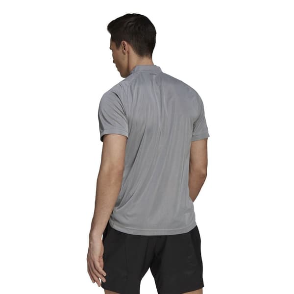 Adidas Freelift Primeblue Kortärmad Polotröja Grå S Man