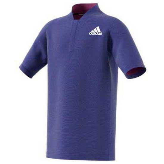 Adidas Roland Garros Kortärmad Polotröja Blå 11-12 Years