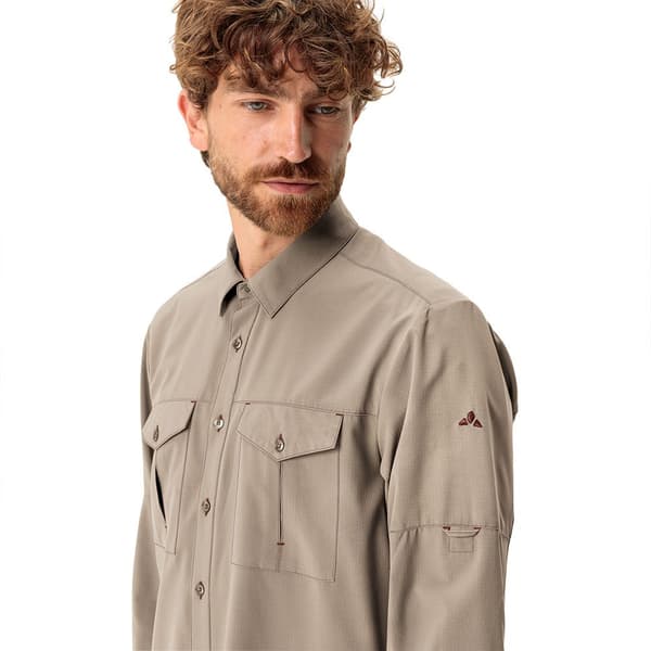 Vaude Rosemoor Ii Skjorta Med Långa ärmar Beige 2XL Man