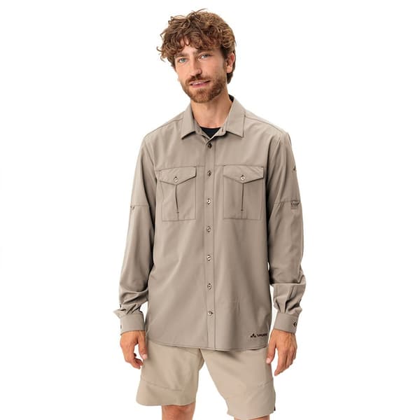 Vaude Rosemoor Ii Skjorta Med Långa ärmar Beige 2XL Man