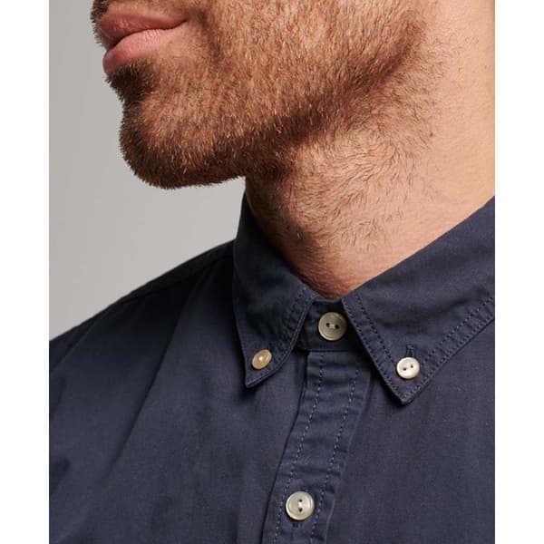 Superdry Merchant Skjorte Med Lange ærmer Blå 2XL Mand