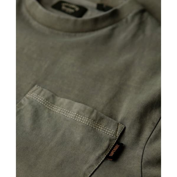 Superdry Contrast Stitch Pocket T-shirt Med Korta ärmar Grönt L Man