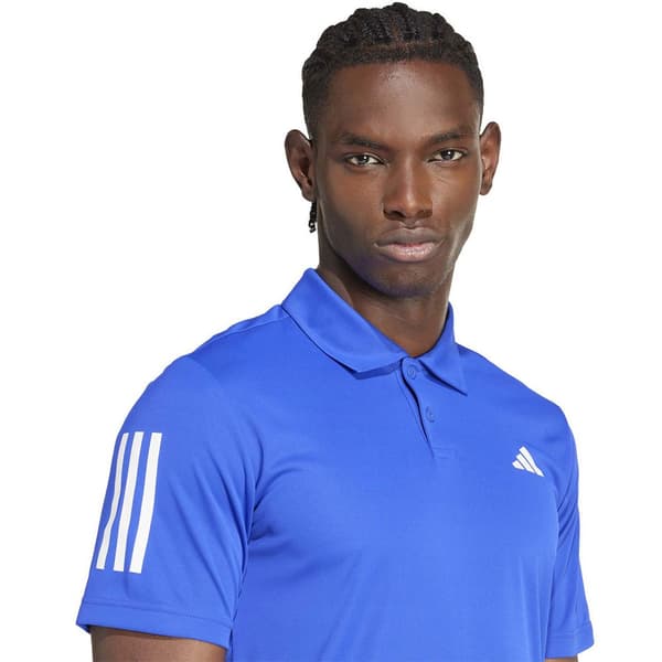 Adidas Club 3 Stripes Kortärmad Polotröja  S Man