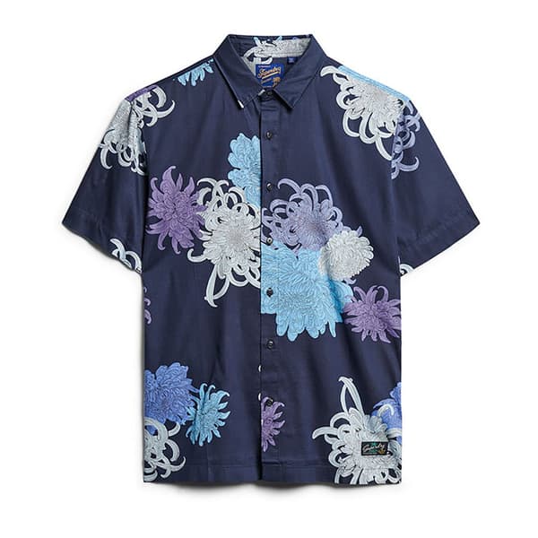 Superdry Hawaiian Kortärmad Skjorta Flerfärgad 3XL Man