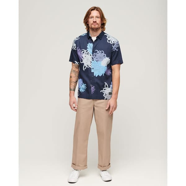 Superdry Hawaiian Kortärmad Skjorta Flerfärgad 3XL Man