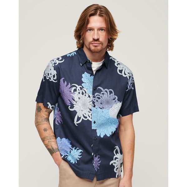 Superdry Hawaiian Kortärmad Skjorta Flerfärgad 3XL Man