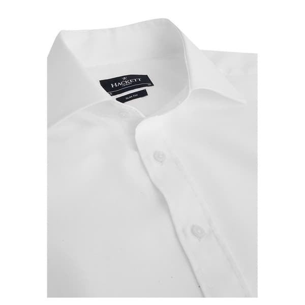Hackett Royal Ox Dc Skjorta Med Långa ärmar Vit 155 Man