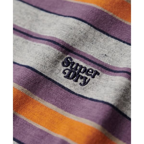 Superdry Relaxed Fit Stripe T-shirt Med Korta ärmar Orange XL Man