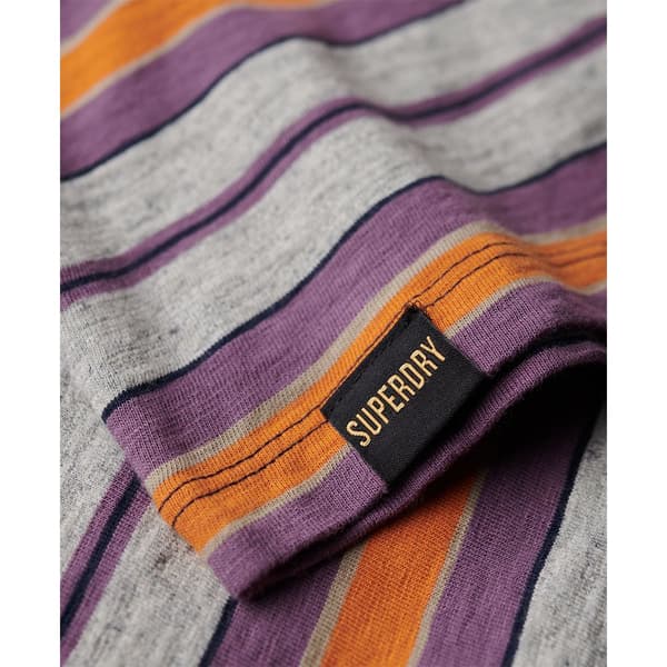 Superdry Relaxed Fit Stripe T-shirt Med Korta ärmar Orange XL Man
