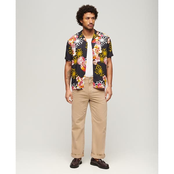 Superdry Hawaiian Resort Kortärmad Skjorta Flerfärgad XL Man