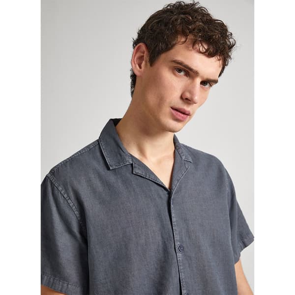 Pepe Jeans Pamber Kortärmad Skjorta Grå S Man