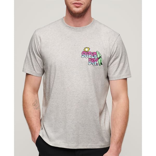 Superdry Neon Travel Chest Loose T-shirt Med Korta ärmar Grå M Man