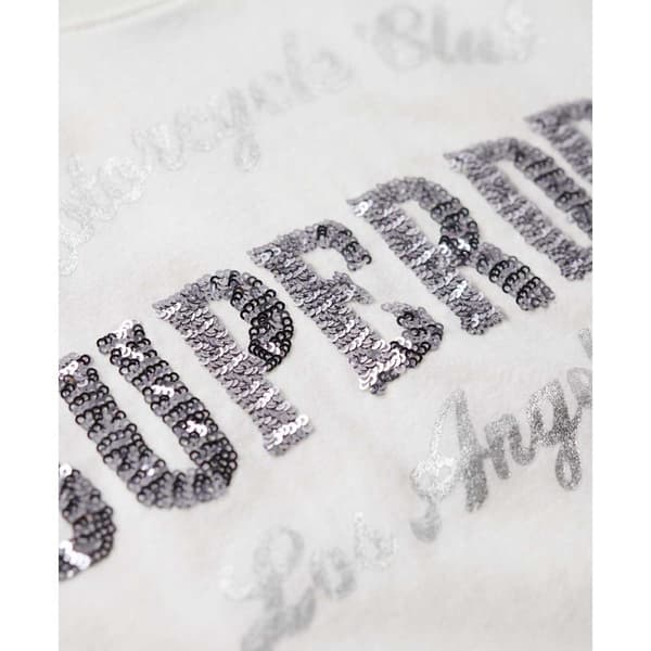 Superdry Embellish Archive Fitted ärmlös T-shirt Vit M Kvinna
