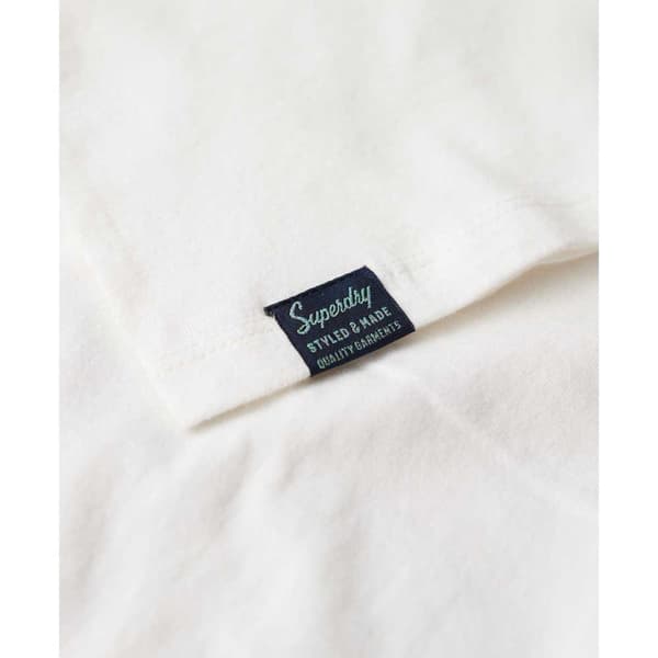 Superdry Embellish Archive Fitted ärmlös T-shirt Vit M Kvinna