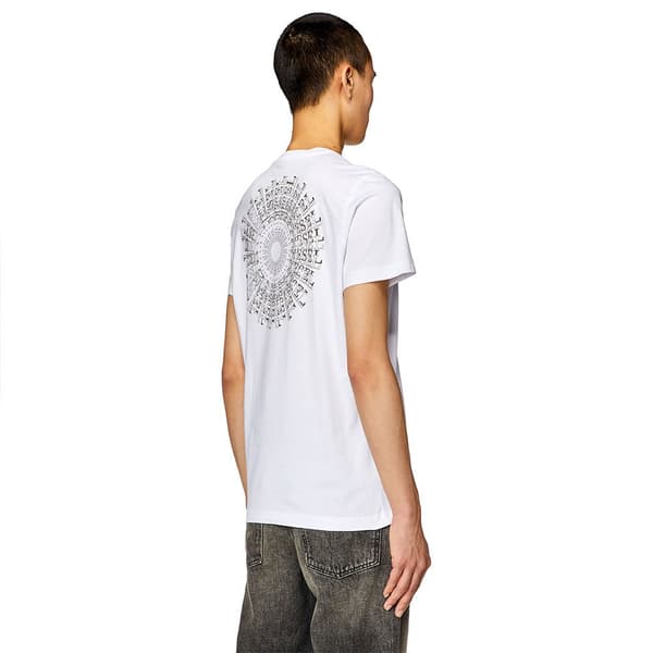 Diesel Diegor K71 T-shirt Med Korta ärmar Vit M Man